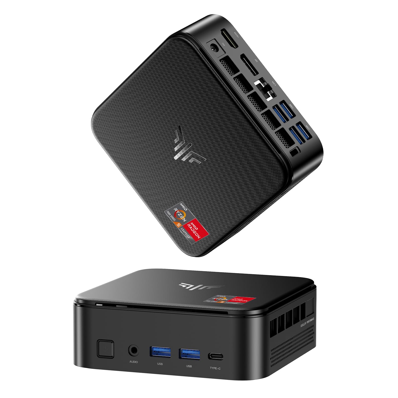 NiPoGi E3B Mini PC di ΑΜD Ryzen 5 7430U (Max 4.3GHz, 6C/12T